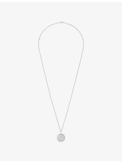 Van Cleef & Arpels Zodiaque Medal Libra 18ct White-Gold Pendant