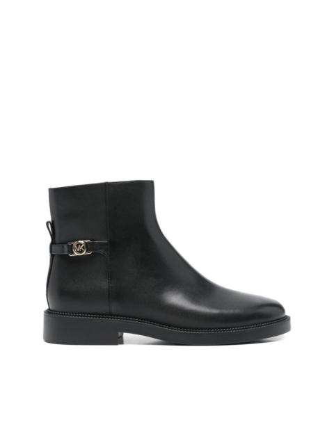 MICHAEL KORS side-zip leather ankle boots
