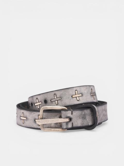 M.A+ Carbon Leather Cross Belt