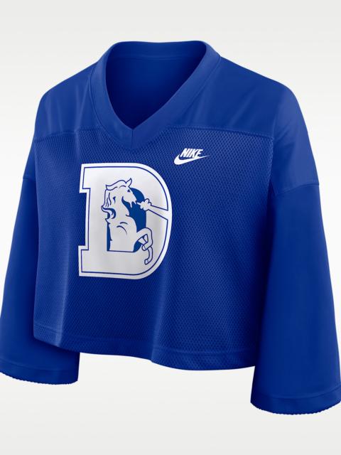 Nike Denver Broncos Rewind Fashion Women's Nike Dri-FIT NFL Cropped Jersey