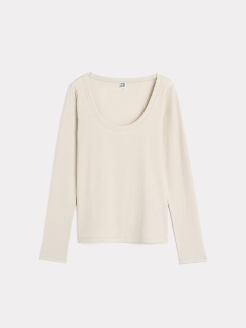 Totême Classic rib top pearl