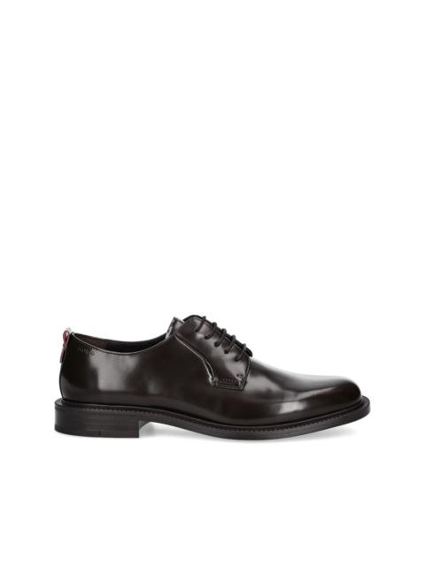 HUGO leather lace-up derby shoes