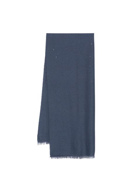 Brunello Cucinelli sequin-embellished scarf
