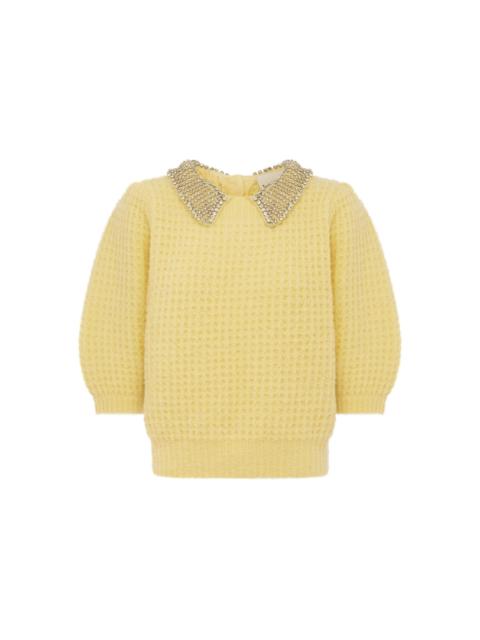 ALÉMAIS Alessandro Lemon Puff Sleeve Top