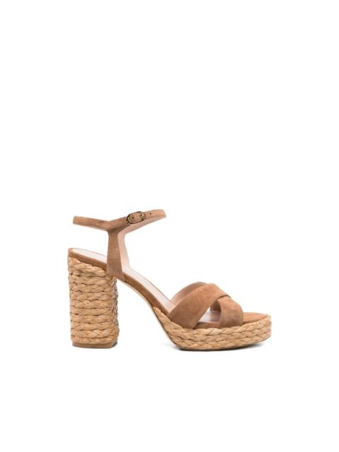 Stuart Weitzman suede sandals