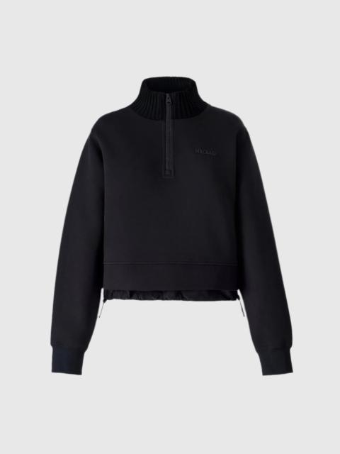 MACKAGE ELVIRA Quarter-Zip Cotton Sweatshirt
