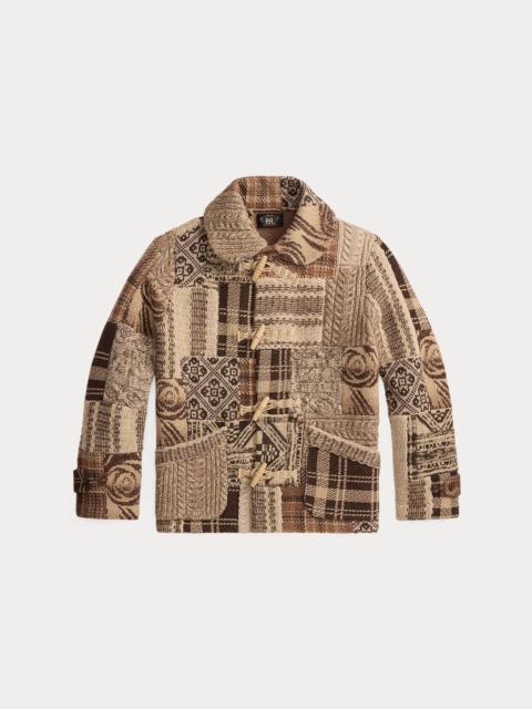RRL by Ralph Lauren Patchwork Wool-Blend Sweater Jacket
