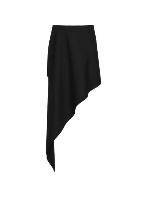 Alaïa pointed asymmetric skirt
