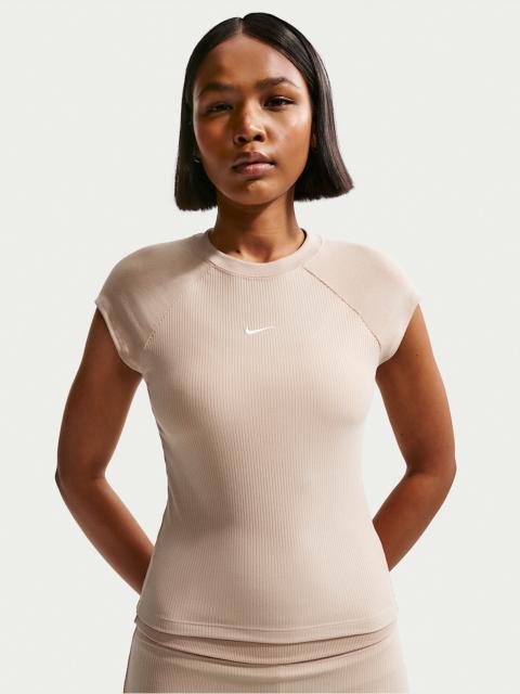Nike Nike Sportswear Chill Knit Women's Tight Short-Sleeve Ribbed Top