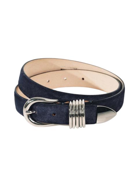 DÉHANCHE Hollyhock Suede Silver Belt