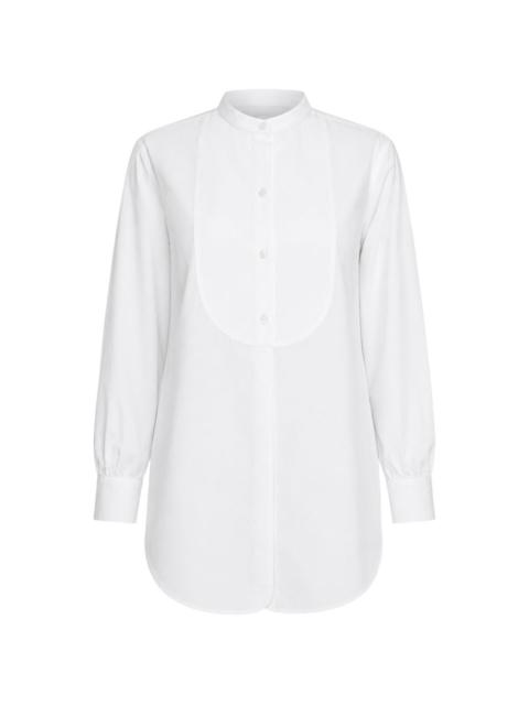 The Row Evette bib-front shirt