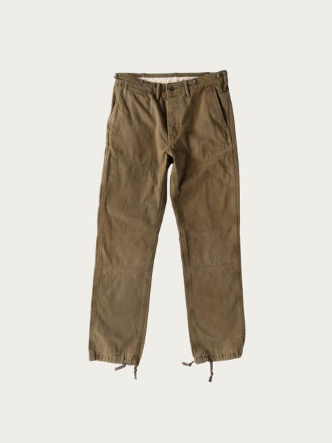 RRL by Ralph Lauren Cotton Canvas Curtis Work Pant - Olive