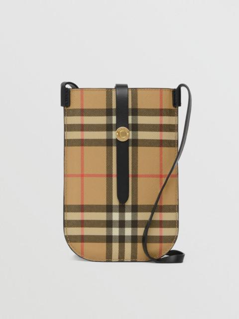 Burberry Vintage Check Anne Phone Case with Strap