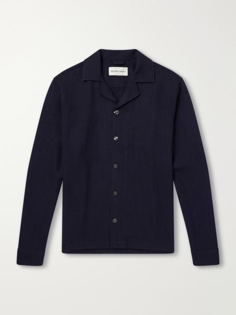 FRESCOBOL CARIOCA Safra Camp Collar Wool Shirt