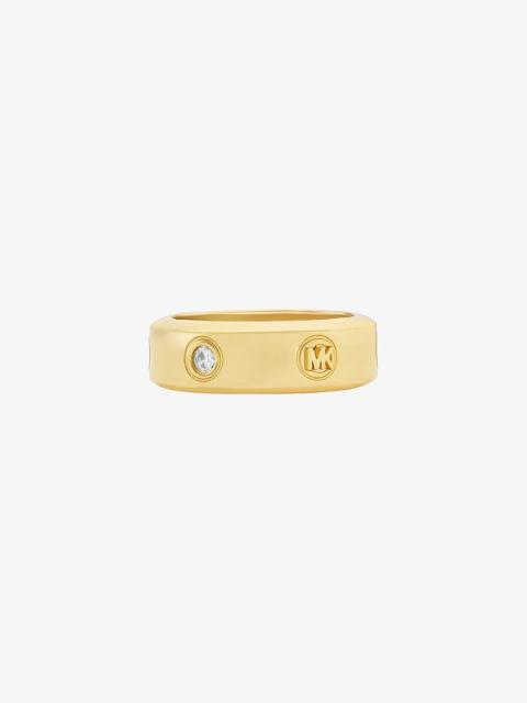 MICHAEL KORS Pavé Logo Ring