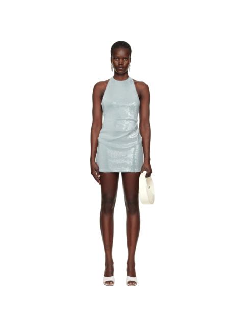 BEC + BRIDGE Blue Shilou Halter Minidress