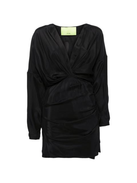GAUGE81 Asuka drapped silk dress