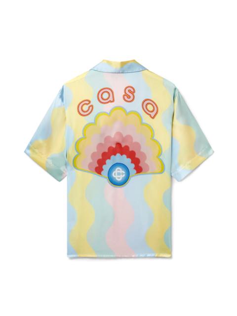 CASABLANCA Casa Shell Wave Silk Shirt