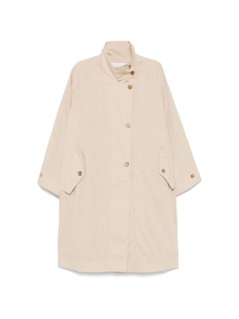 LOW CLASSIC raglan-sleeve trench coat