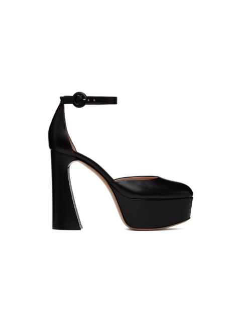 Gianvito Rossi Black Holly D'Orsay Heels