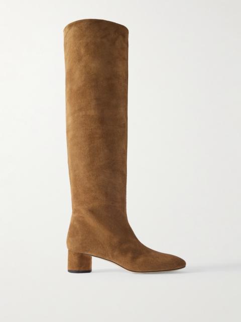 Aeyde Willa Suede Over-the-knee Boots
