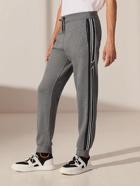 Hermès "Run H" bicolor jogging pants