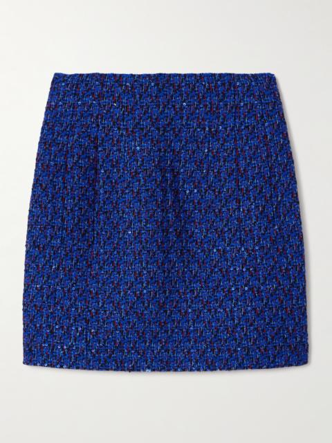 Alessandra Rich Sequined Tweed Mini Skirt