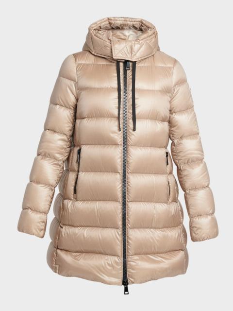 Moncler Suyen Down Quilted Nylon Hooded Parka