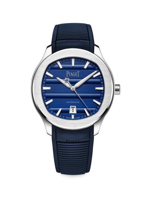 Piaget Women's Polo Stainless Steel & Rubber Strap Watch/42MM - Steel