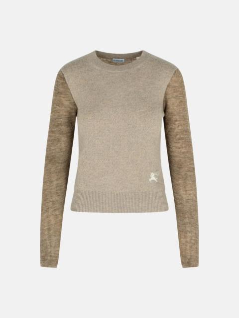 Burberry 'COSTANCE' TURTLENECK SWEATER IN BEIGE ALPACA BLEND