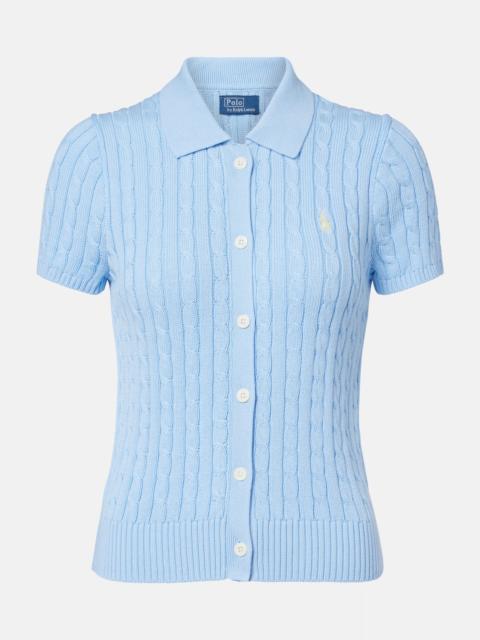 Polo Ralph Lauren Cable-knit cotton cardigan
