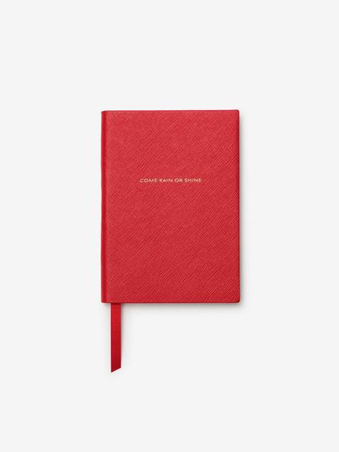Burberry Burberry x Smythson Panama Leather Soho Notebook
