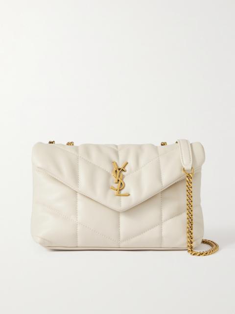 SAINT LAURENT Puffer Toy Quilted Leather Shoulder Bag