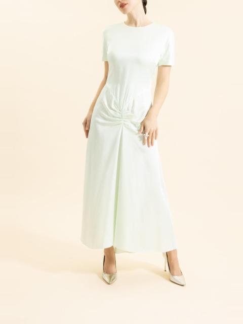 Victoria Beckham Gathered Midi Shirt Dress