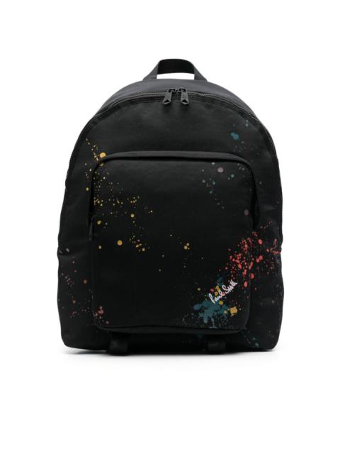 paint-splatter backpack