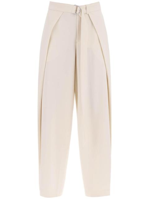 Wide fit pants with floating panels Ami Alexandre Mattiussi