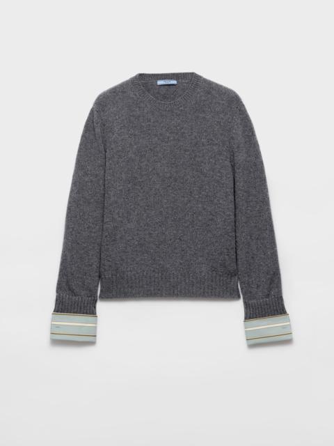 Prada Wool and cashmere crew-neck sweater