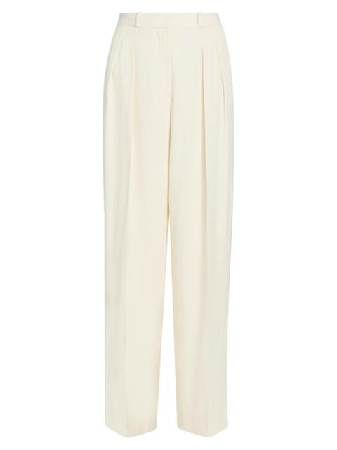 Loulou de Saison Women's Alio Pleated Tailored Pants - Ivory