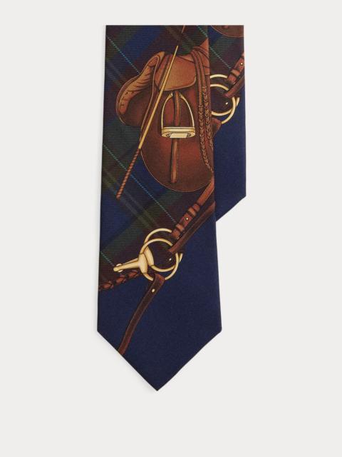 Polo Ralph Lauren Graduate Equestrian-Plaid Silk Tie