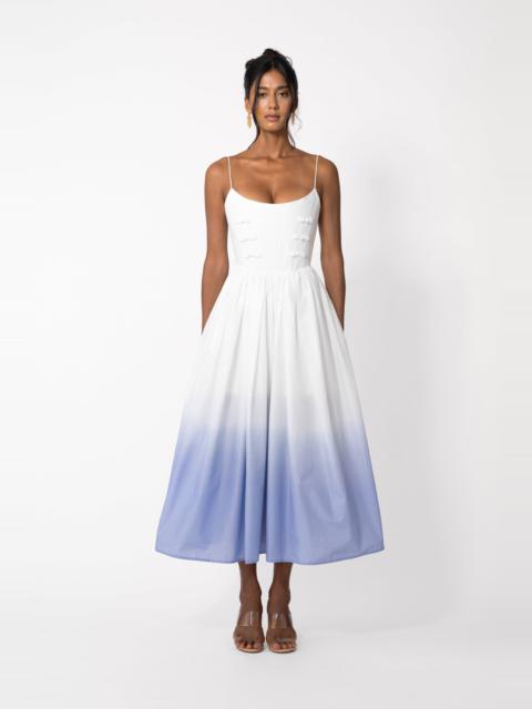 SAU LEE HENLEY MIDI DRESS