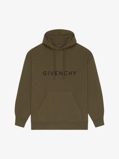 Givenchy GIVENCHY ARCHETYPE SLIM FIT HOODIE IN FLEECE