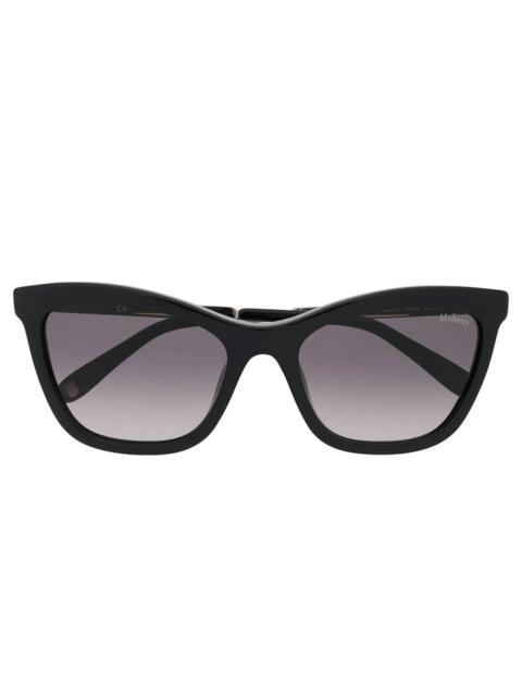 Mulberry Millie Crystal Acetate Sunglasses (Black)