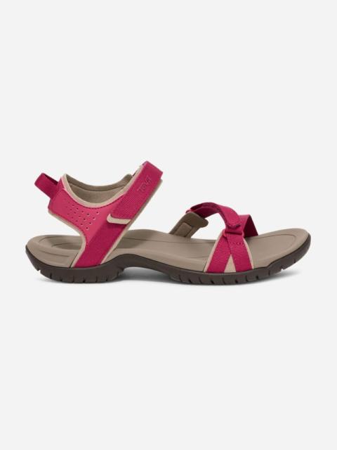 Teva Women's Verra Hiking Sandal in Cherries Jubilee/Chocolate Brown