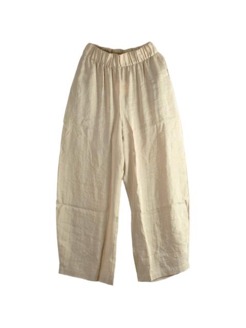 cortana jacquard striped trousers