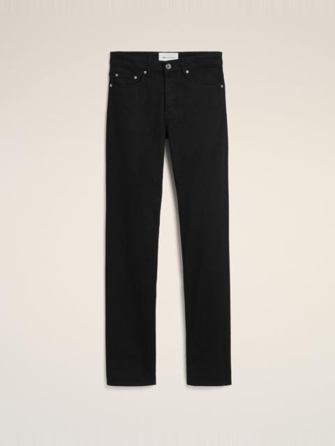 AMI Paris BLACK CLASSIC-FIT COTTON JEANS