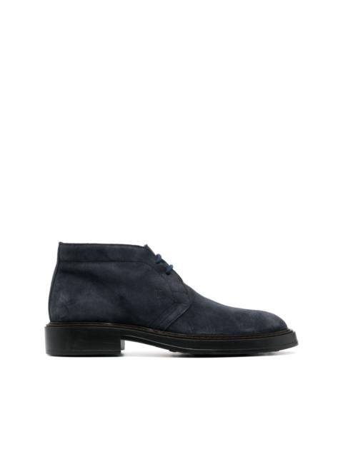 Tod's lace-up suede boots