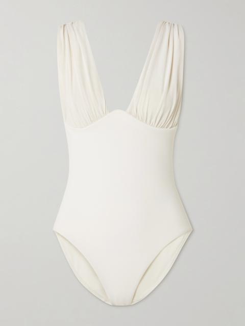 Zimmermann Awaken Gathered Swimsuit