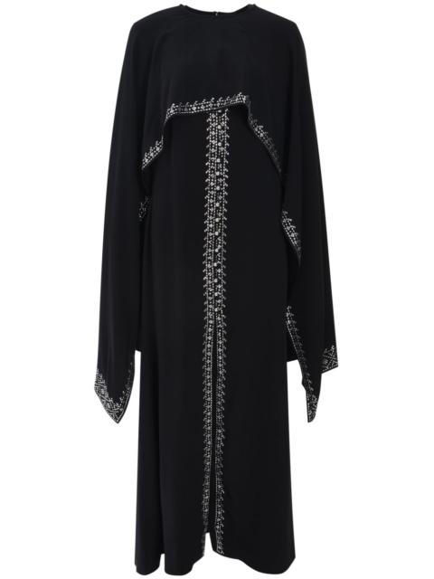 embroidered long dress