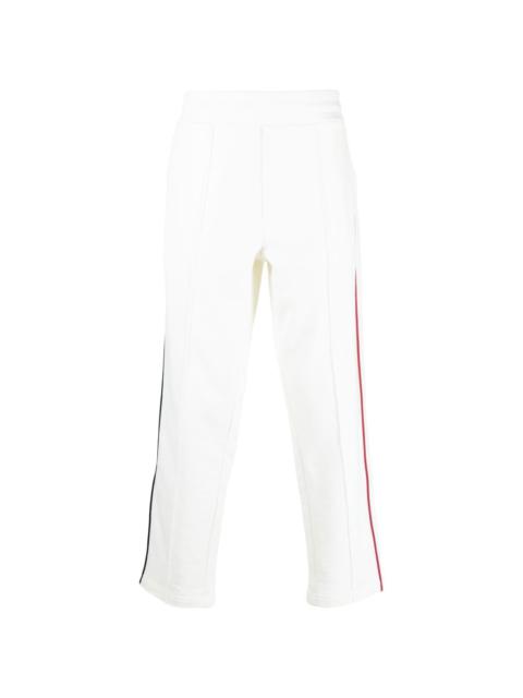 Moncler multicoloured trimming jogger trousers