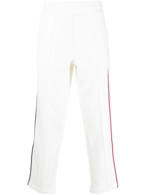 Moncler multicoloured trimming jogger trousers